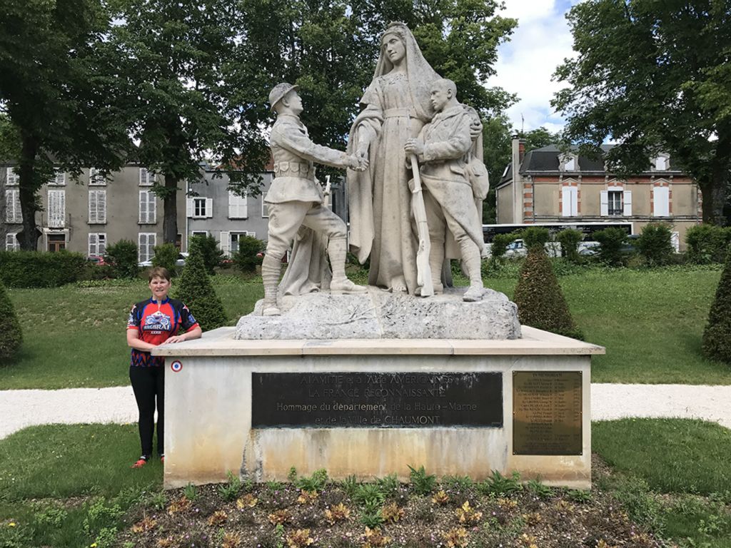 Monument to Franco-American Friendship, in Chaumont